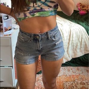 PacSun Light Blue Jean Shorts